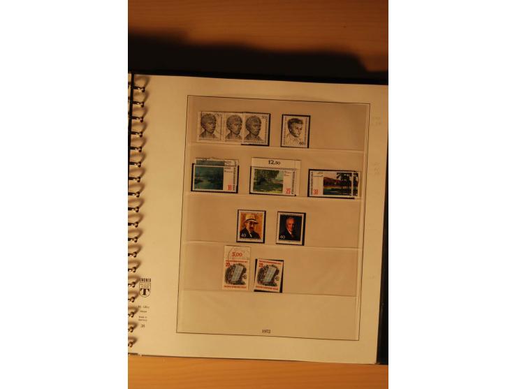 1946/91, ungebrauchte/postfrische und gestempelte Sammlung, dabei Bund und Berlin vielfach mit den frühen Ausgaben, dazu bess