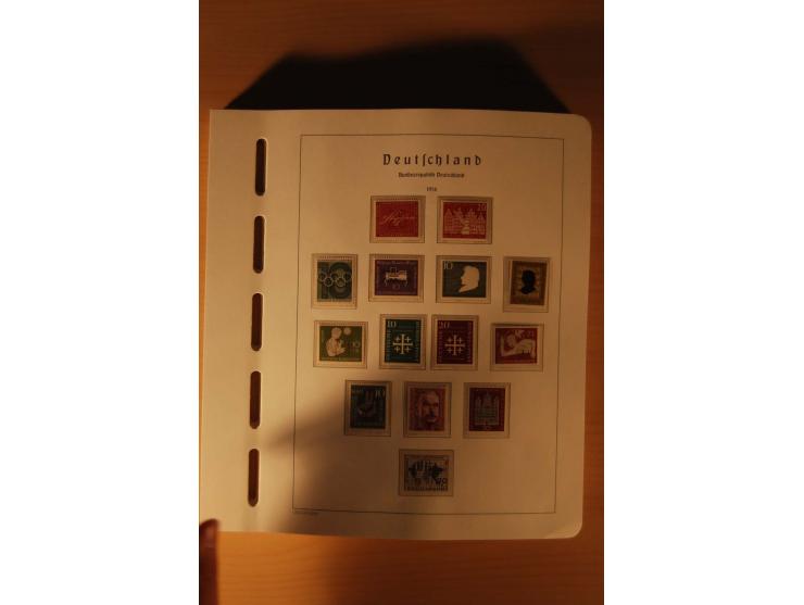 1946/91, ungebrauchte/postfrische und gestempelte Sammlung, dabei Bund und Berlin vielfach mit den frühen Ausgaben, dazu bess