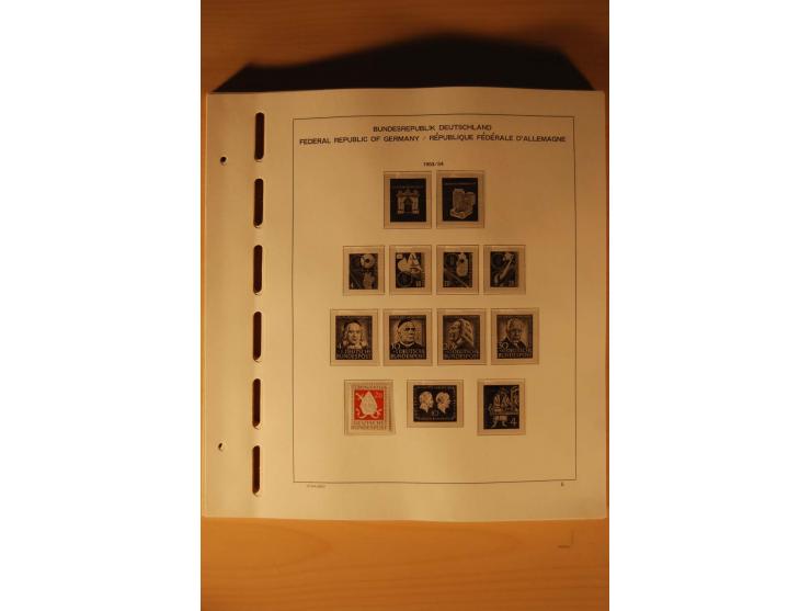 1946/91, ungebrauchte/postfrische und gestempelte Sammlung, dabei Bund und Berlin vielfach mit den frühen Ausgaben, dazu bess