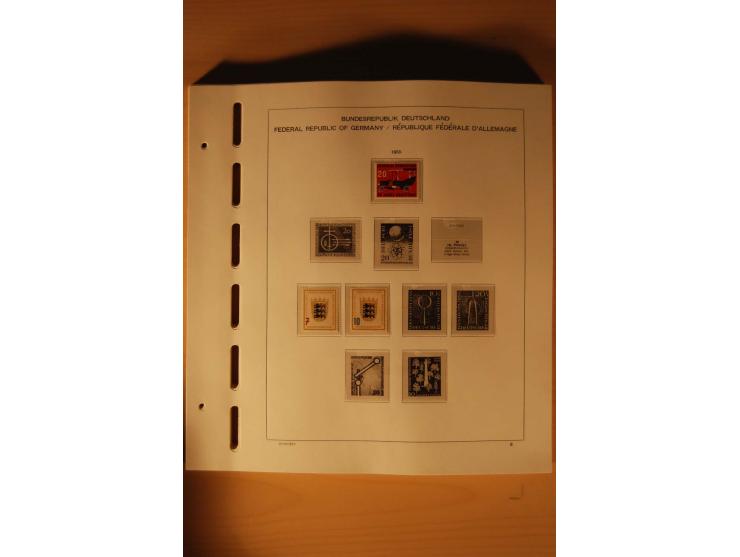 1946/91, ungebrauchte/postfrische und gestempelte Sammlung, dabei Bund und Berlin vielfach mit den frühen Ausgaben, dazu bess