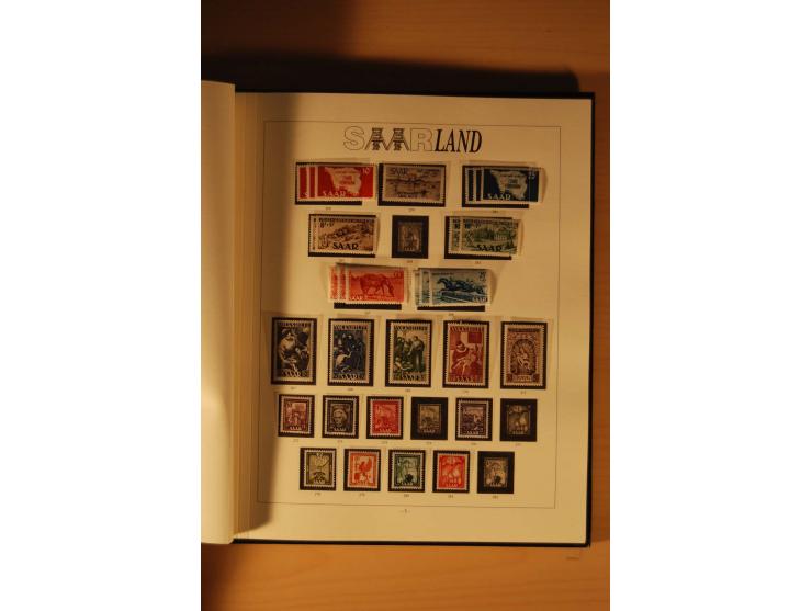 1946/91, ungebrauchte/postfrische und gestempelte Sammlung, dabei Bund und Berlin vielfach mit den frühen Ausgaben, dazu bess