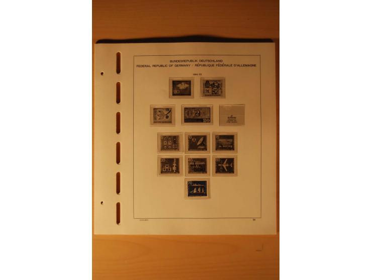 1946/91, ungebrauchte/postfrische und gestempelte Sammlung, dabei Bund und Berlin vielfach mit den frühen Ausgaben, dazu bess