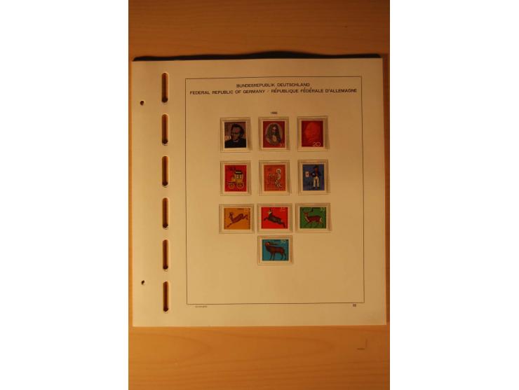 1946/91, ungebrauchte/postfrische und gestempelte Sammlung, dabei Bund und Berlin vielfach mit den frühen Ausgaben, dazu bess