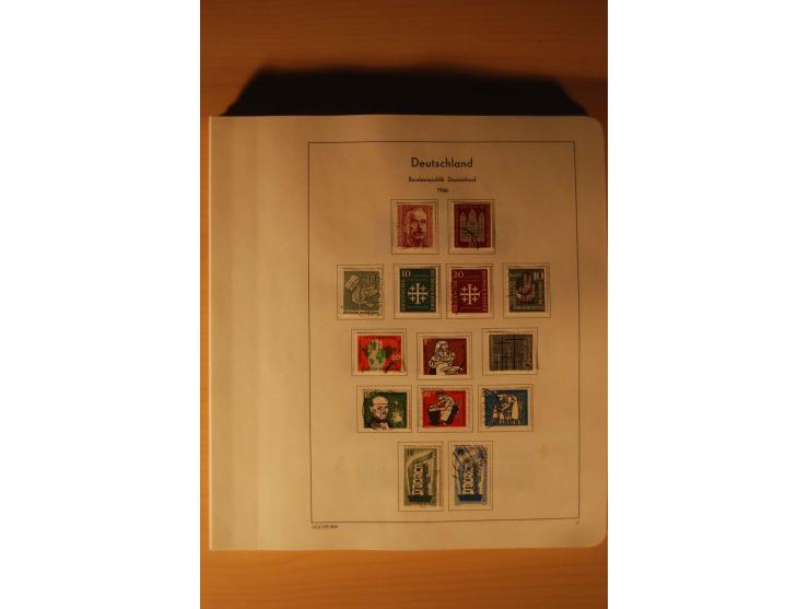 1946/91, ungebrauchte/postfrische und gestempelte Sammlung, dabei Bund und Berlin vielfach mit den frühen Ausgaben, dazu bess