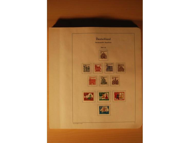 1946/91, ungebrauchte/postfrische und gestempelte Sammlung, dabei Bund und Berlin vielfach mit den frühen Ausgaben, dazu bess