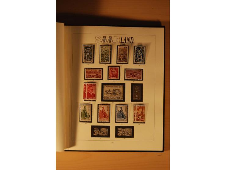 1946/91, ungebrauchte/postfrische und gestempelte Sammlung, dabei Bund und Berlin vielfach mit den frühen Ausgaben, dazu bess