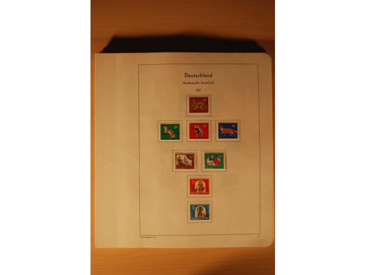 1946/91, ungebrauchte/postfrische und gestempelte Sammlung, dabei Bund und Berlin vielfach mit den frühen Ausgaben, dazu bess