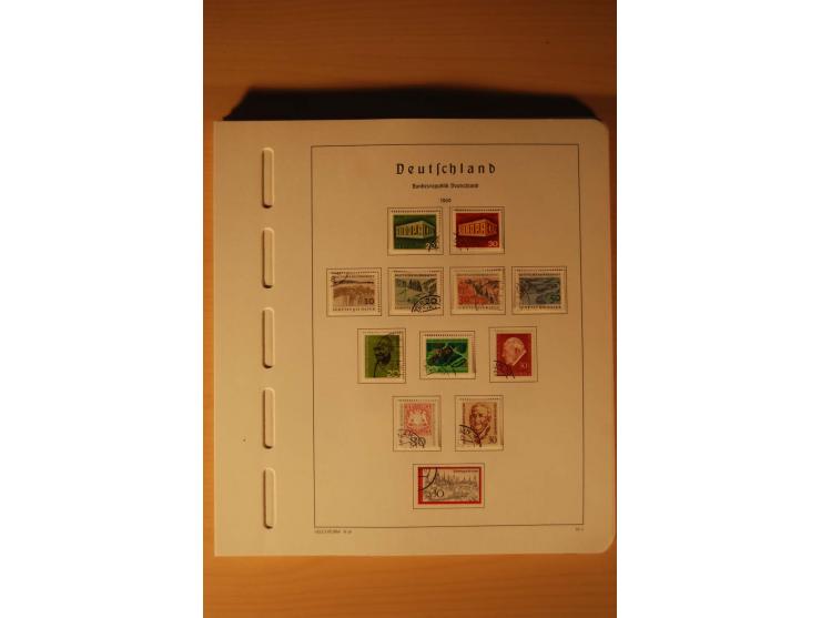1946/91, ungebrauchte/postfrische und gestempelte Sammlung, dabei Bund und Berlin vielfach mit den frühen Ausgaben, dazu bess