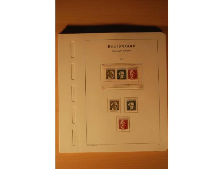 1946/91, ungebrauchte/postfrische und gestempelte Sammlung, dabei Bund und Berlin vielfach mit den frühen Ausgaben, dazu bess