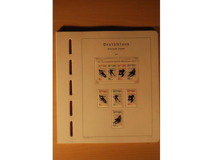 1946/91, ungebrauchte/postfrische und gestempelte Sammlung, dabei Bund und Berlin vielfach mit den frühen Ausgaben, dazu bess