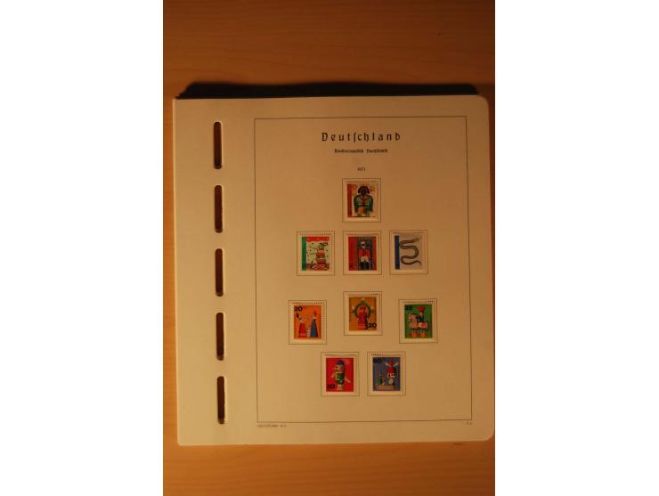 1946/91, ungebrauchte/postfrische und gestempelte Sammlung, dabei Bund und Berlin vielfach mit den frühen Ausgaben, dazu bess