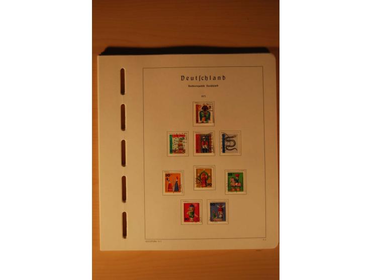 1946/91, ungebrauchte/postfrische und gestempelte Sammlung, dabei Bund und Berlin vielfach mit den frühen Ausgaben, dazu bess