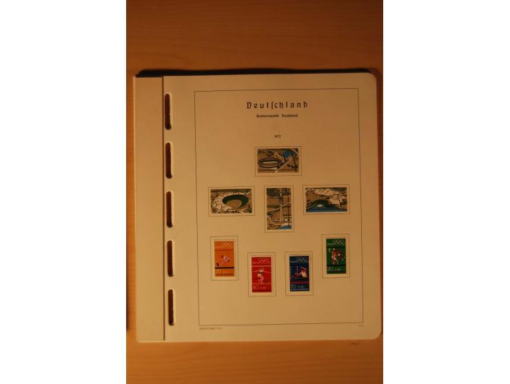 1946/91, ungebrauchte/postfrische und gestempelte Sammlung, dabei Bund und Berlin vielfach mit den frühen Ausgaben, dazu bess