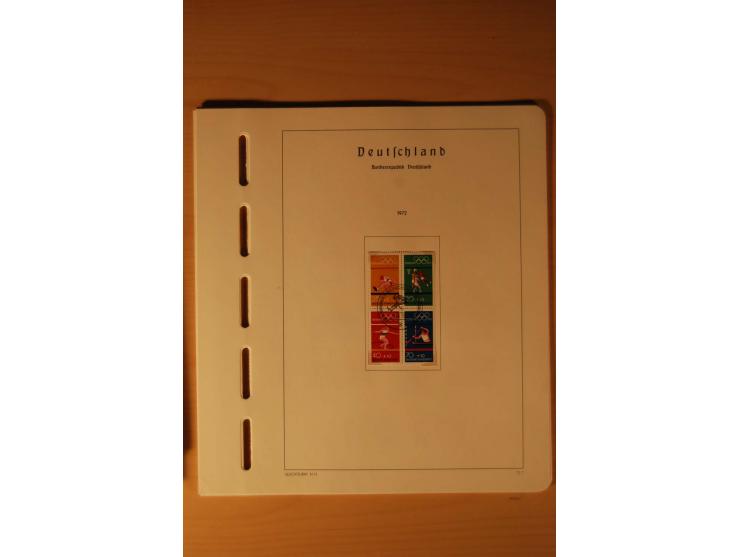 1946/91, ungebrauchte/postfrische und gestempelte Sammlung, dabei Bund und Berlin vielfach mit den frühen Ausgaben, dazu bess