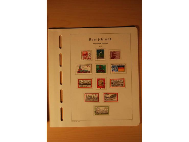 1946/91, ungebrauchte/postfrische und gestempelte Sammlung, dabei Bund und Berlin vielfach mit den frühen Ausgaben, dazu bess