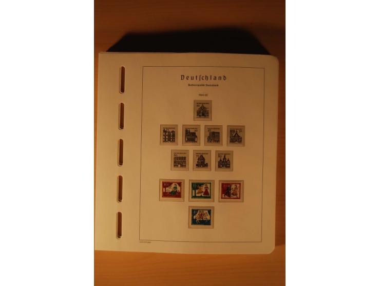 1946/91, ungebrauchte/postfrische und gestempelte Sammlung, dabei Bund und Berlin vielfach mit den frühen Ausgaben, dazu bess