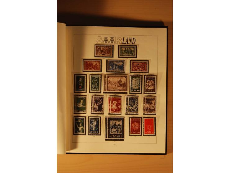 1946/91, ungebrauchte/postfrische und gestempelte Sammlung, dabei Bund und Berlin vielfach mit den frühen Ausgaben, dazu bess