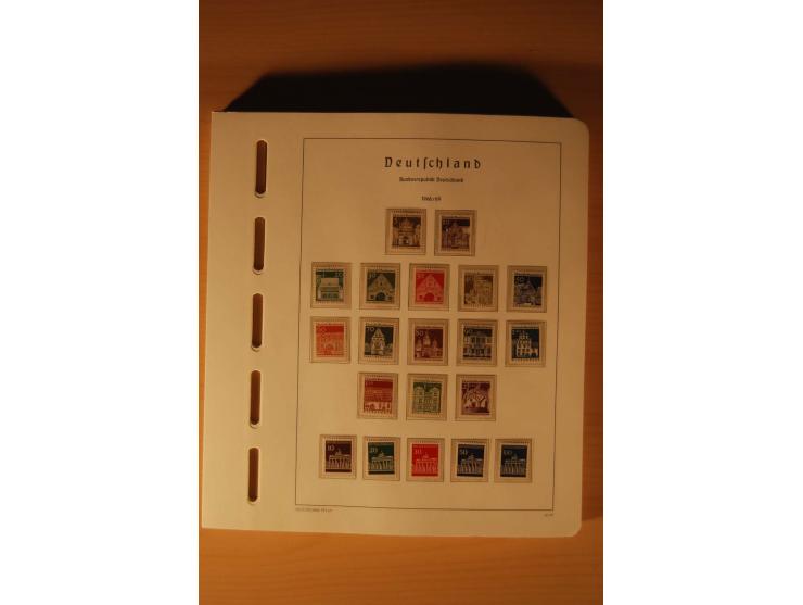 1946/91, ungebrauchte/postfrische und gestempelte Sammlung, dabei Bund und Berlin vielfach mit den frühen Ausgaben, dazu bess