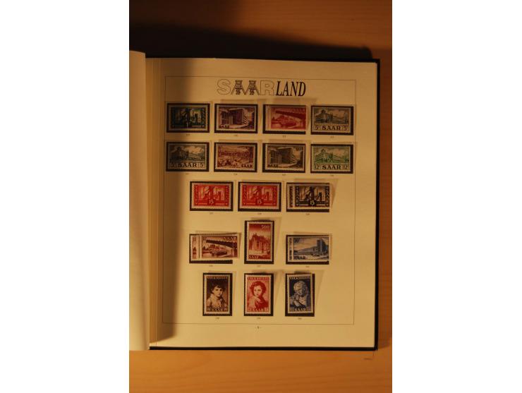1946/91, ungebrauchte/postfrische und gestempelte Sammlung, dabei Bund und Berlin vielfach mit den frühen Ausgaben, dazu bess