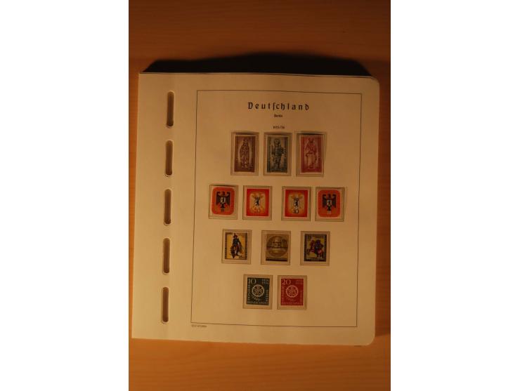 1946/91, ungebrauchte/postfrische und gestempelte Sammlung, dabei Bund und Berlin vielfach mit den frühen Ausgaben, dazu bess