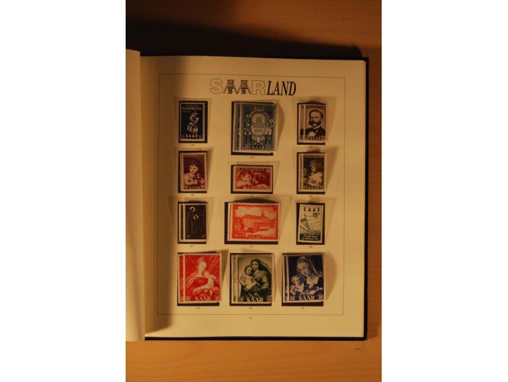 1946/91, ungebrauchte/postfrische und gestempelte Sammlung, dabei Bund und Berlin vielfach mit den frühen Ausgaben, dazu bess