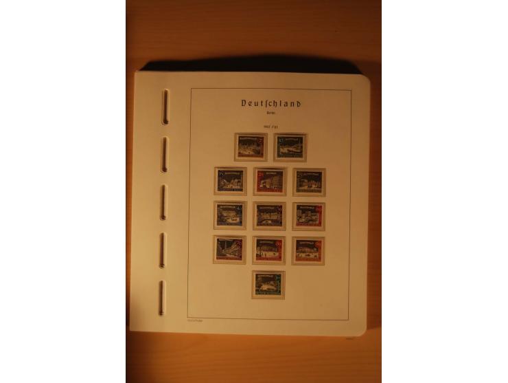 1946/91, ungebrauchte/postfrische und gestempelte Sammlung, dabei Bund und Berlin vielfach mit den frühen Ausgaben, dazu bess