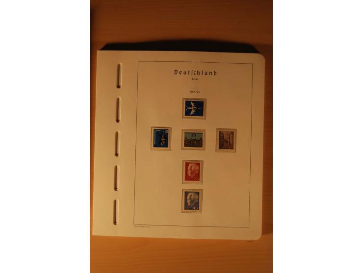 1946/91, ungebrauchte/postfrische und gestempelte Sammlung, dabei Bund und Berlin vielfach mit den frühen Ausgaben, dazu bess