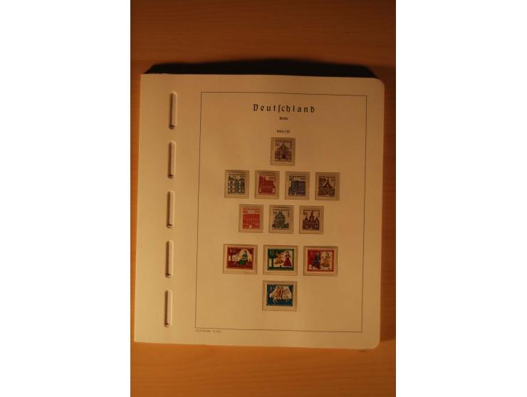 1946/91, ungebrauchte/postfrische und gestempelte Sammlung, dabei Bund und Berlin vielfach mit den frühen Ausgaben, dazu bess
