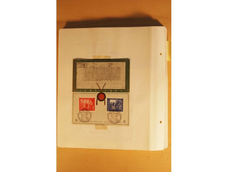 1945/49, vorwiegend postfrische Sammlung mit zahlreichen besseren Werten, spezialisiert zusammengetragen mit einer Vielzahl a
