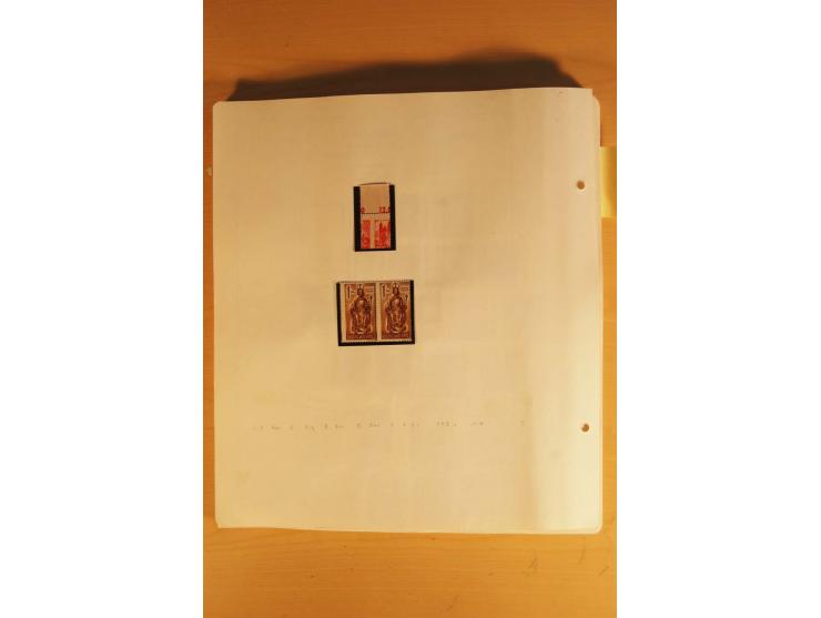 1945/49, vorwiegend postfrische Sammlung mit zahlreichen besseren Werten, spezialisiert zusammengetragen mit einer Vielzahl a