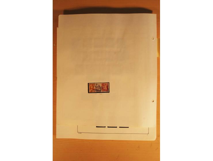 1945/49, vorwiegend postfrische Sammlung mit zahlreichen besseren Werten, spezialisiert zusammengetragen mit einer Vielzahl a