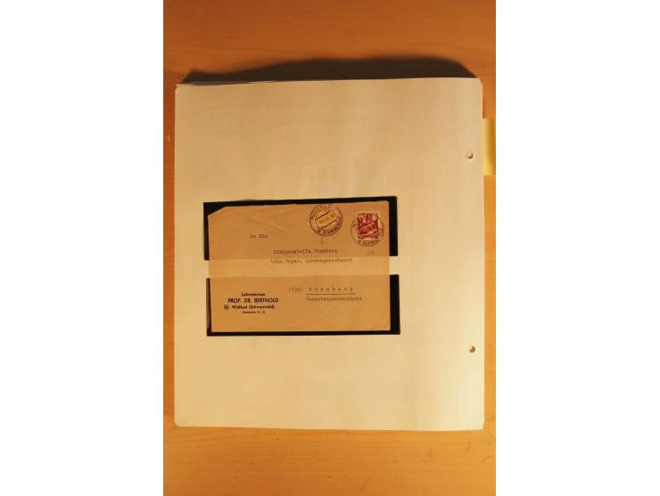 1945/49, vorwiegend postfrische Sammlung mit zahlreichen besseren Werten, spezialisiert zusammengetragen mit einer Vielzahl a