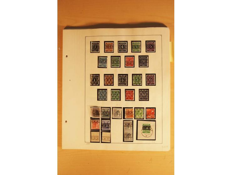 1945/49, vorwiegend postfrische Sammlung mit zahlreichen besseren Werten, spezialisiert zusammengetragen mit einer Vielzahl a