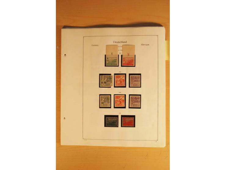 1945/49, vorwiegend postfrische Sammlung mit zahlreichen besseren Werten, spezialisiert zusammengetragen mit einer Vielzahl a