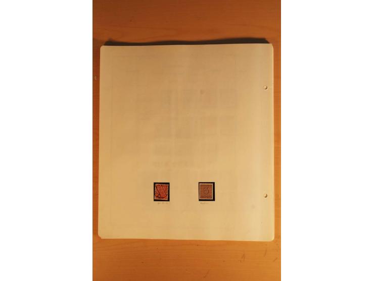 1945/49, vorwiegend postfrische Sammlung mit zahlreichen besseren Werten, spezialisiert zusammengetragen mit einer Vielzahl a