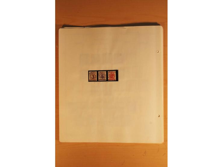1945/49, vorwiegend postfrische Sammlung mit zahlreichen besseren Werten, spezialisiert zusammengetragen mit einer Vielzahl a