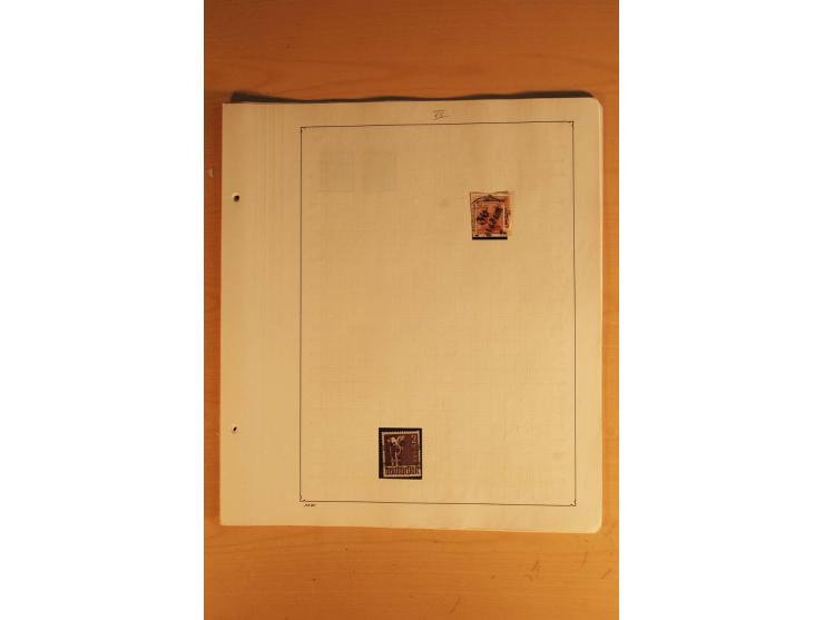 1945/49, vorwiegend postfrische Sammlung mit zahlreichen besseren Werten, spezialisiert zusammengetragen mit einer Vielzahl a