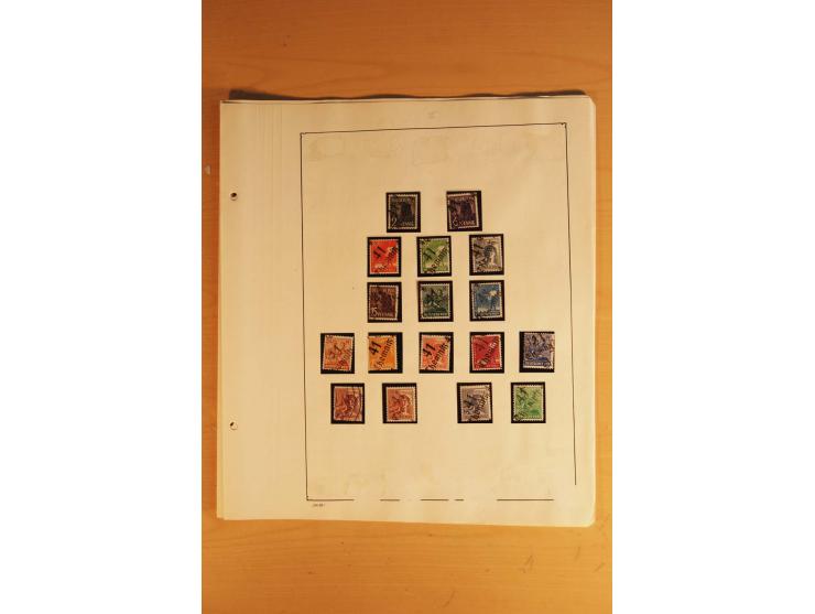 1945/49, vorwiegend postfrische Sammlung mit zahlreichen besseren Werten, spezialisiert zusammengetragen mit einer Vielzahl a