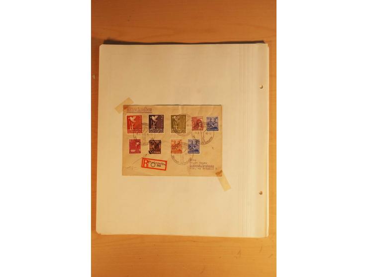 1945/49, vorwiegend postfrische Sammlung mit zahlreichen besseren Werten, spezialisiert zusammengetragen mit einer Vielzahl a