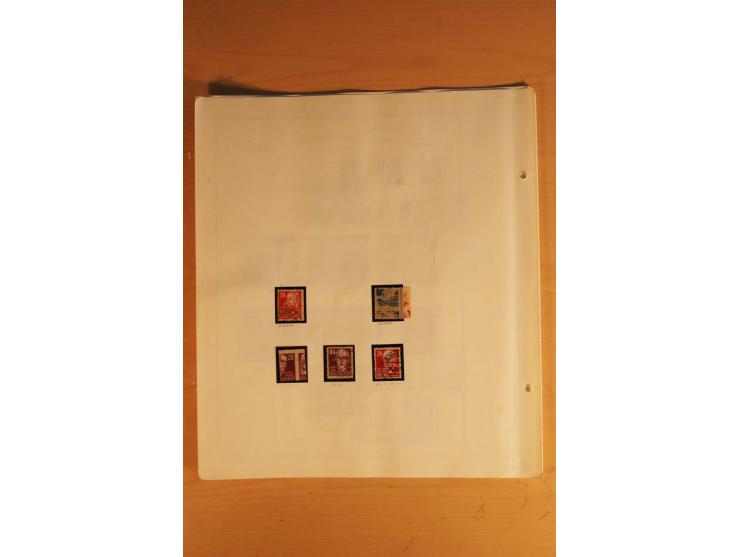 1945/49, vorwiegend postfrische Sammlung mit zahlreichen besseren Werten, spezialisiert zusammengetragen mit einer Vielzahl a
