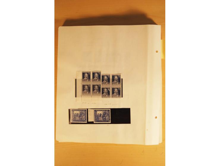 1945/49, vorwiegend postfrische Sammlung mit zahlreichen besseren Werten, spezialisiert zusammengetragen mit einer Vielzahl a
