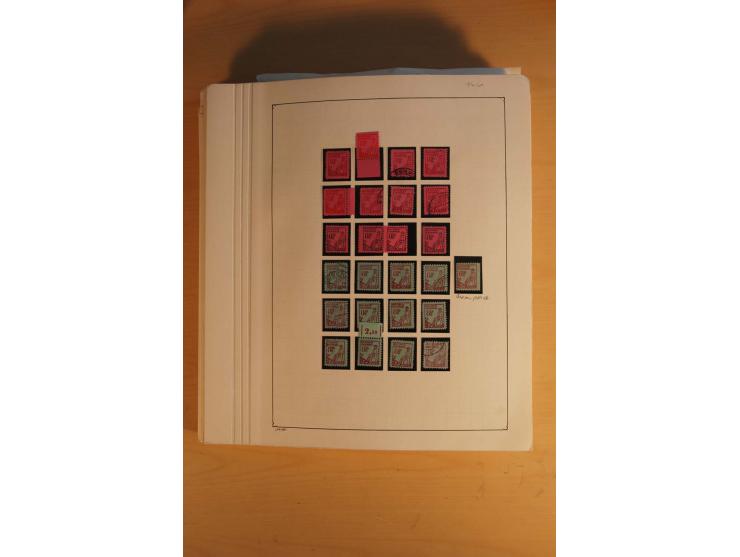 1945/49, sehr umfangreiche, ungebrauchte/postfrische und gestempelte Sammlung inkl. einiger Lokalausgaben mit vielen Farben, 