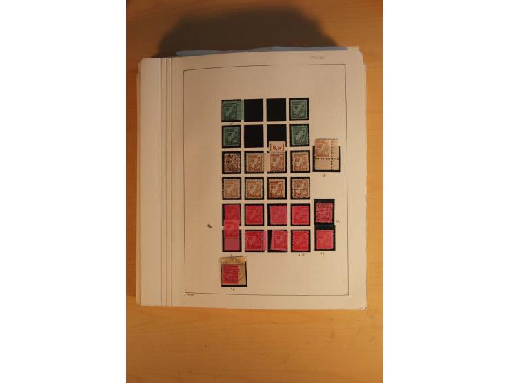 1945/49, sehr umfangreiche, ungebrauchte/postfrische und gestempelte Sammlung inkl. einiger Lokalausgaben mit vielen Farben, 
