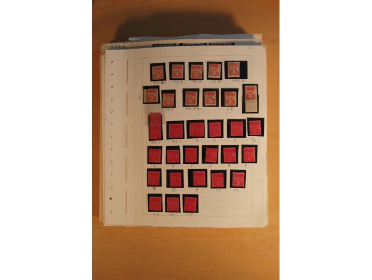 1945/49, sehr umfangreiche, ungebrauchte/postfrische und gestempelte Sammlung inkl. einiger Lokalausgaben mit vielen Farben, 