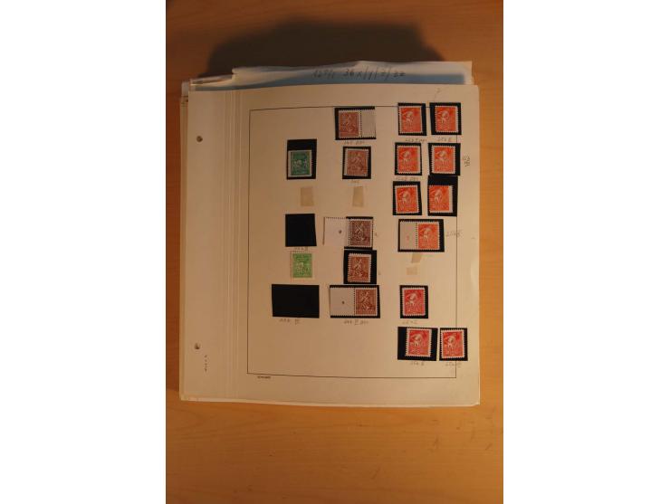 1945/49, sehr umfangreiche, ungebrauchte/postfrische und gestempelte Sammlung inkl. einiger Lokalausgaben mit vielen Farben, 