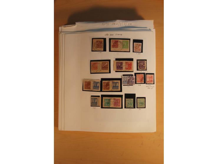 1945/49, sehr umfangreiche, ungebrauchte/postfrische und gestempelte Sammlung inkl. einiger Lokalausgaben mit vielen Farben, 