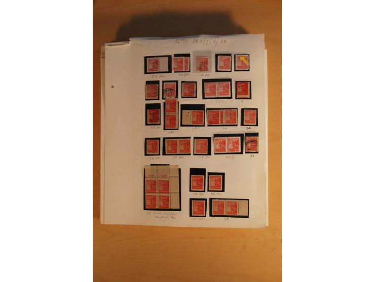 1945/49, sehr umfangreiche, ungebrauchte/postfrische und gestempelte Sammlung inkl. einiger Lokalausgaben mit vielen Farben, 