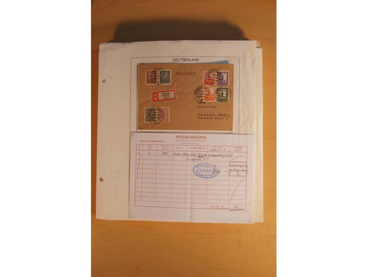 1945/49, sehr umfangreiche, ungebrauchte/postfrische und gestempelte Sammlung inkl. einiger Lokalausgaben mit vielen Farben, 