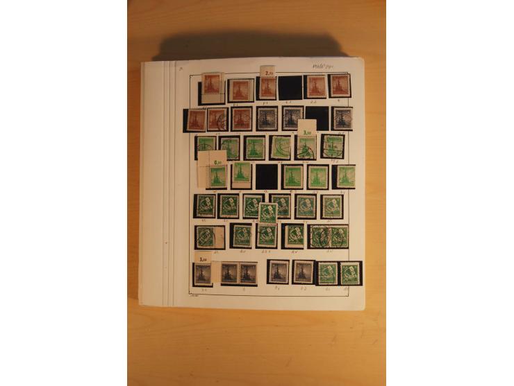 1945/49, sehr umfangreiche, ungebrauchte/postfrische und gestempelte Sammlung inkl. einiger Lokalausgaben mit vielen Farben, 