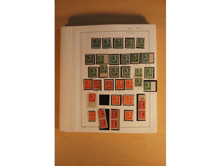 1945/49, sehr umfangreiche, ungebrauchte/postfrische und gestempelte Sammlung inkl. einiger Lokalausgaben mit vielen Farben, 